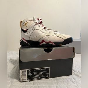 Retro Jordan Cardinal 7s size 6